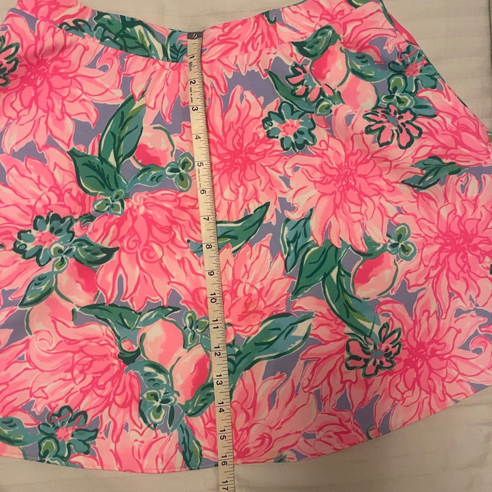Lilly Pulitzer Girls Two-Piece Set Pink Floral Halter Crop Top & Skirt - Picture 6 of 6